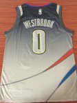 NBA 0 Westbrook OKC Thunder City edition Maillot